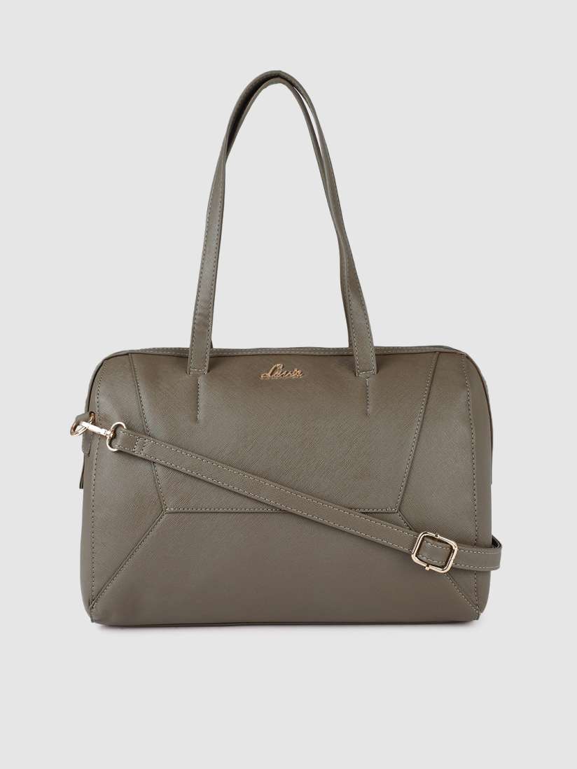 Lavie grey solid shoulder bag on sale