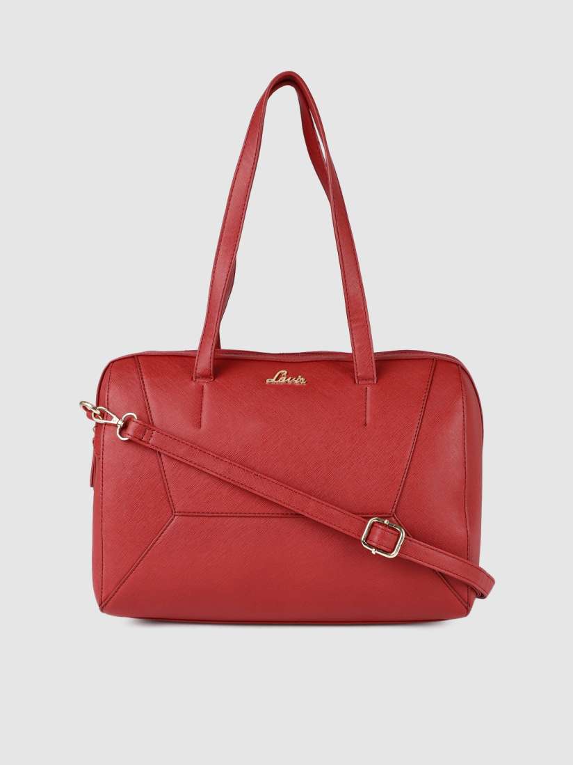 Lavie red solid shoulder bag online