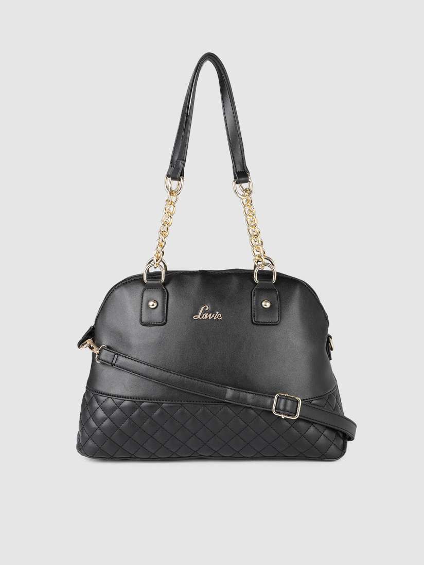 Buy Lavie Black Solid Shoulder Bag Handbags for Women 10347237 Myntra