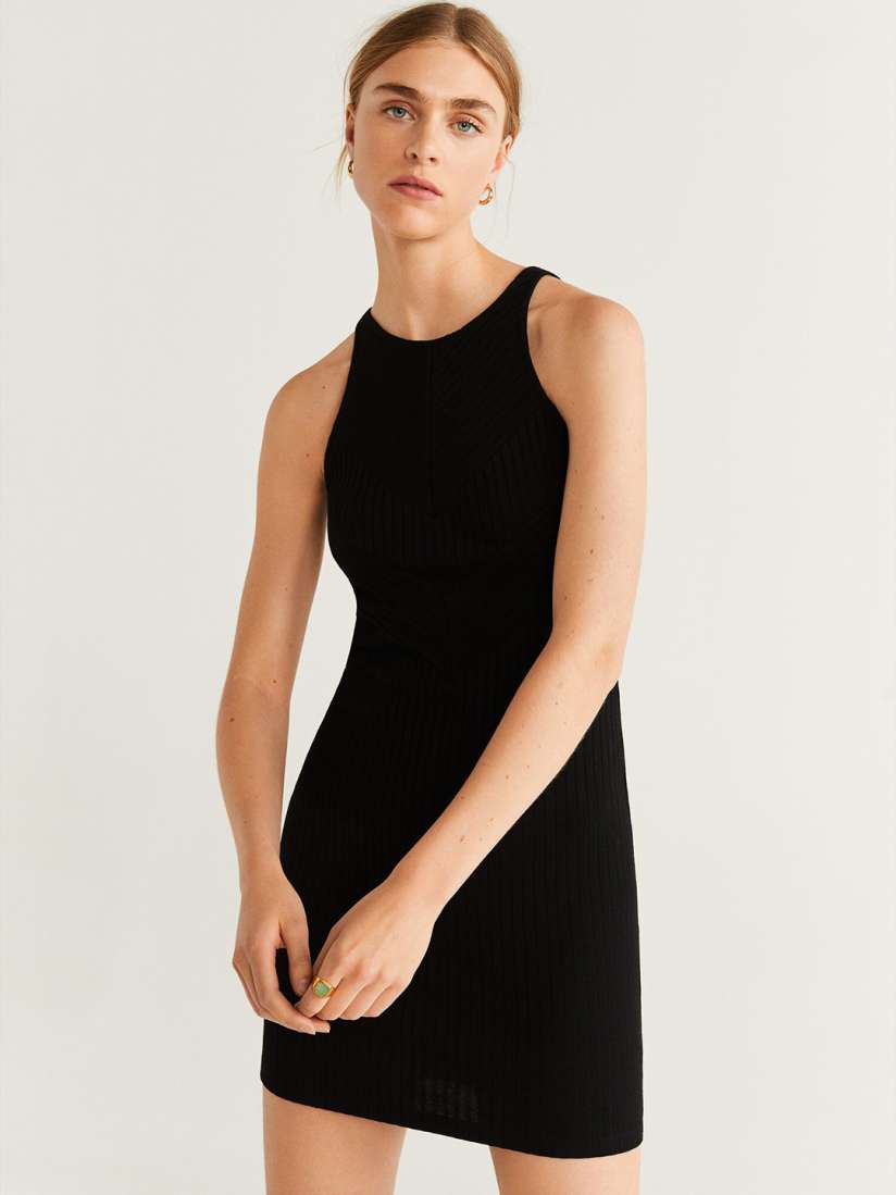 Mango black dress 2019 top