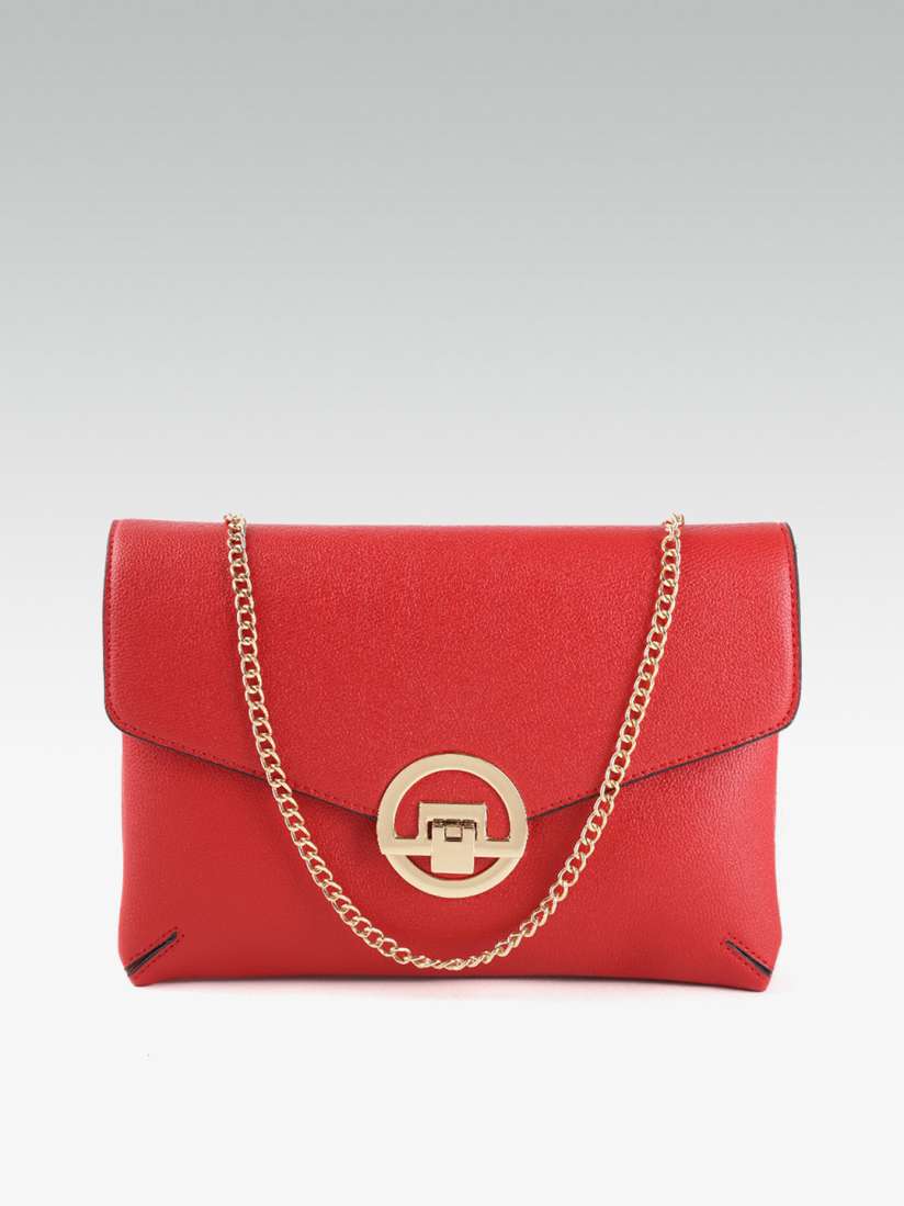 Buy DOROTHY PERKINS Red Solid Envelope Clutch Clutches for Women 10351661 Myntra