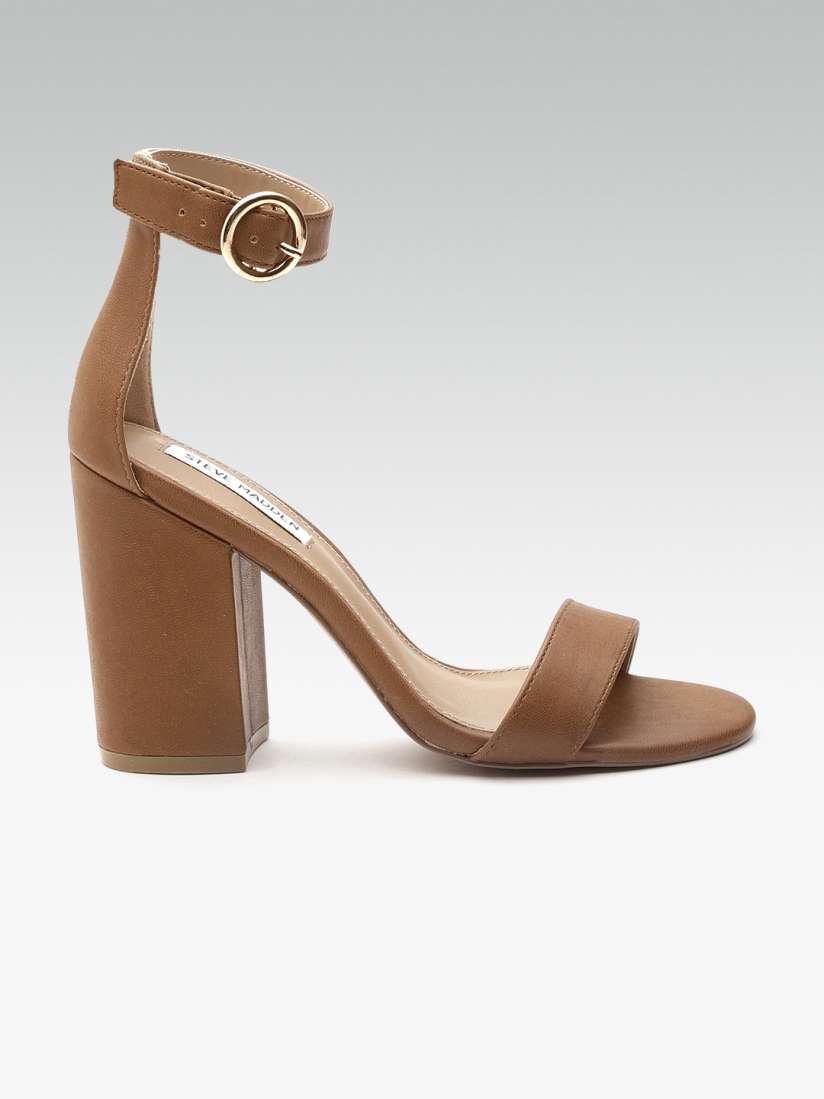 Steve madden tan block heels cheap