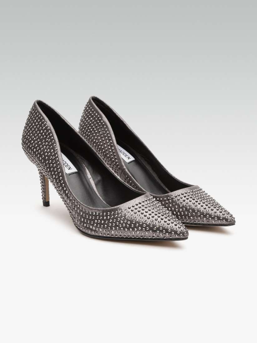 Steve madden gunmetal heels outlet