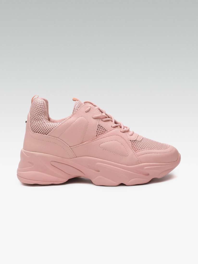 Buy Steve Madden Women Pink Solid Sneakers Casual Shoes for Women 10355445 Myntra