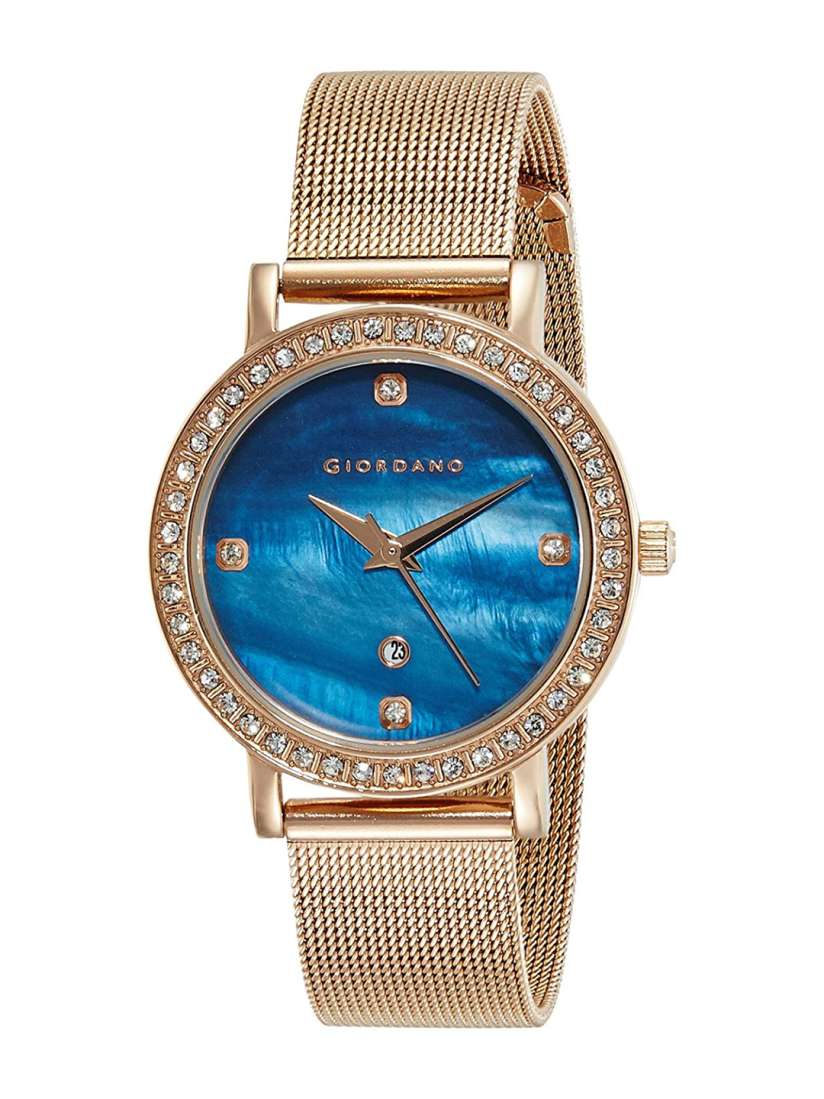 Giordano rose gold ladies watch shop