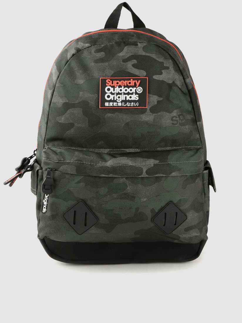 Buy Superdry Men Olive Green Camouflage Backpack Backpacks for Men 10369833 Myntra