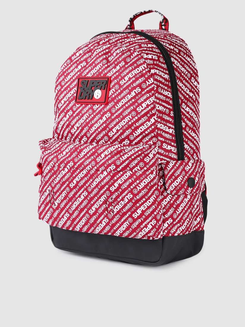 Buy Superdry Men Red White Brand Logo Backpack Backpacks for Men 10369853 Myntra