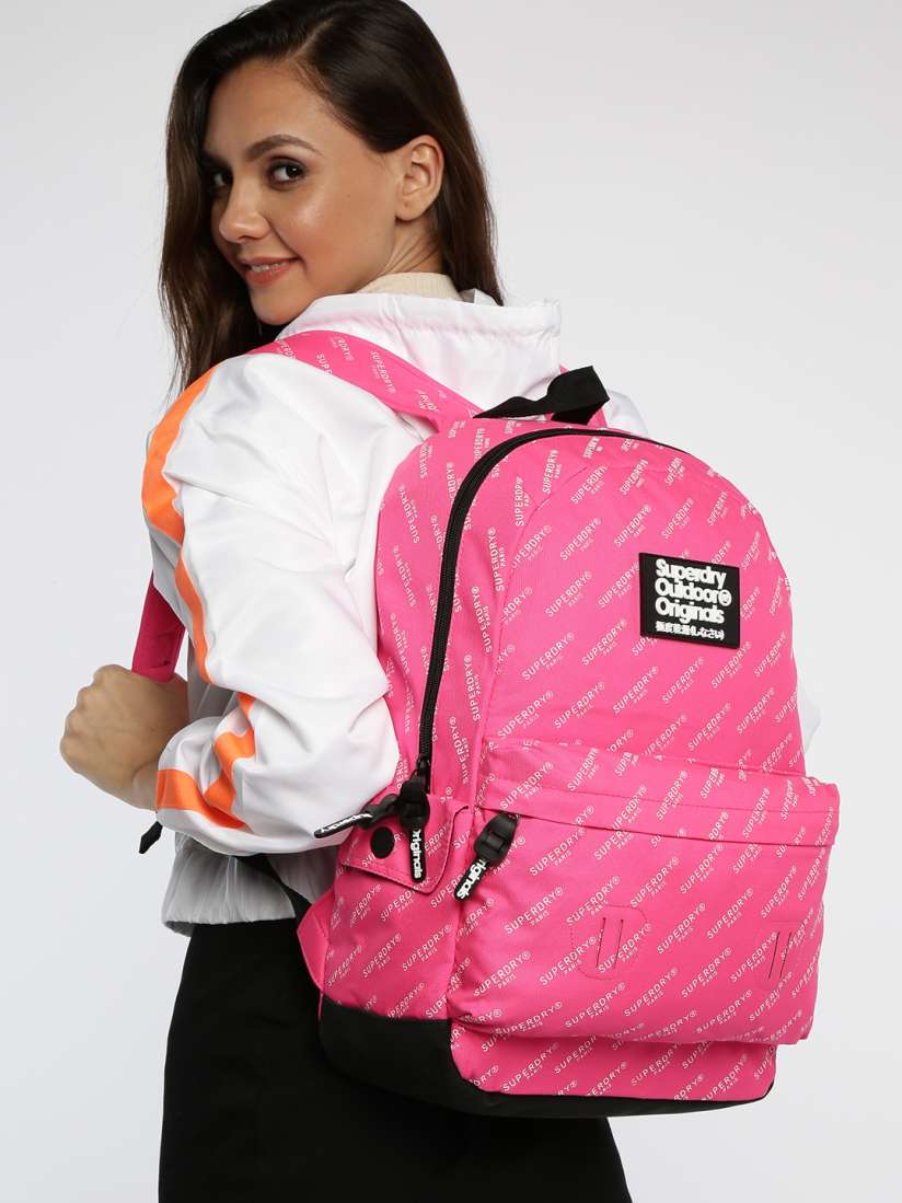 Buy Superdry Women Pink Brand Logo Backpack Backpacks for Women 10369895 Myntra