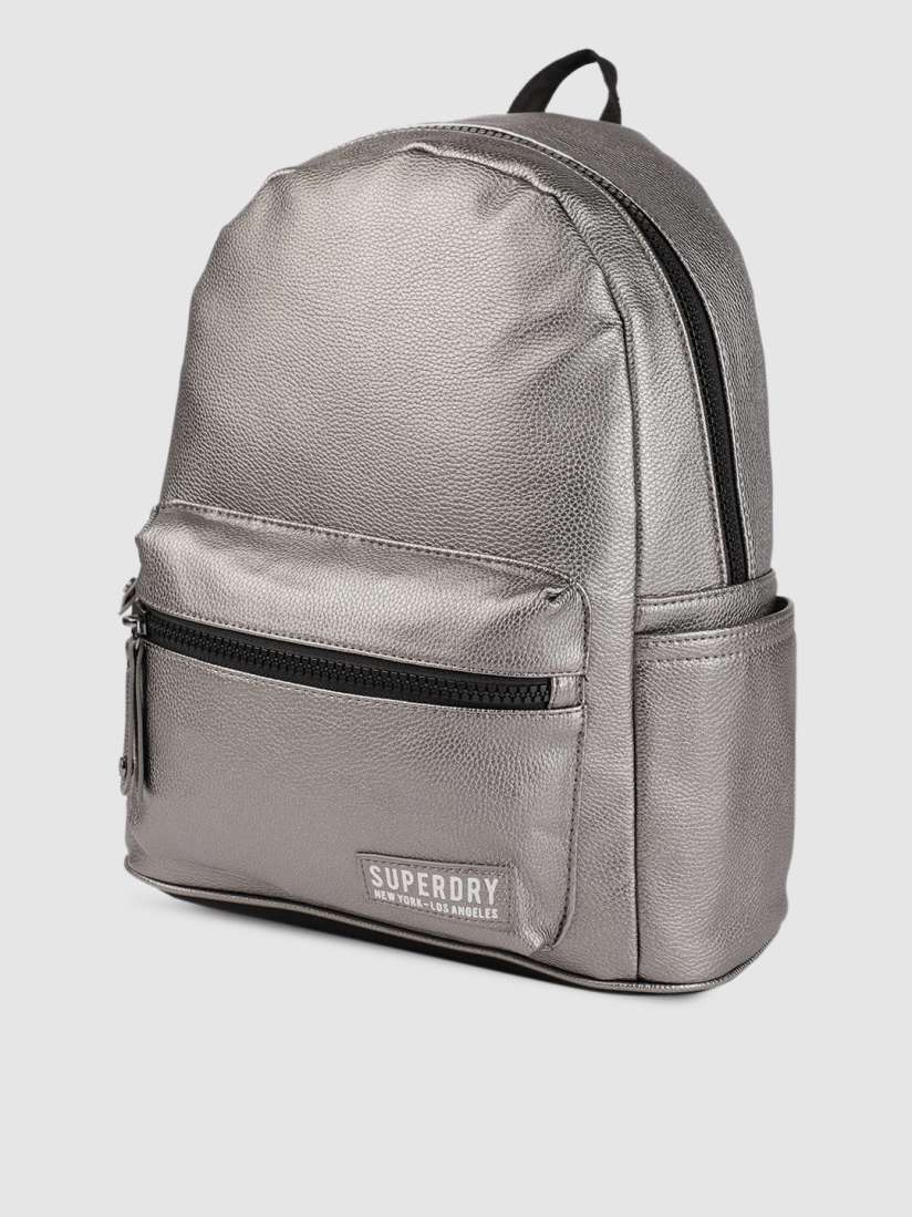 Buy Superdry Women Silver Toned Solid Backpack Backpacks for Women 10369945 Myntra