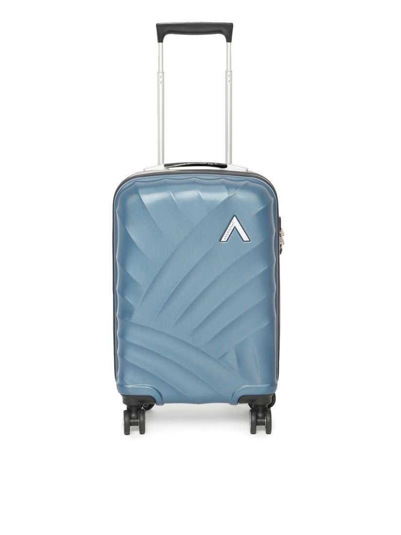 Buy Aristocrat Blue Solid Legend Hard Sided Cabin Trolley Suitcase Trolley Bag for Unisex 10374217 Myntra