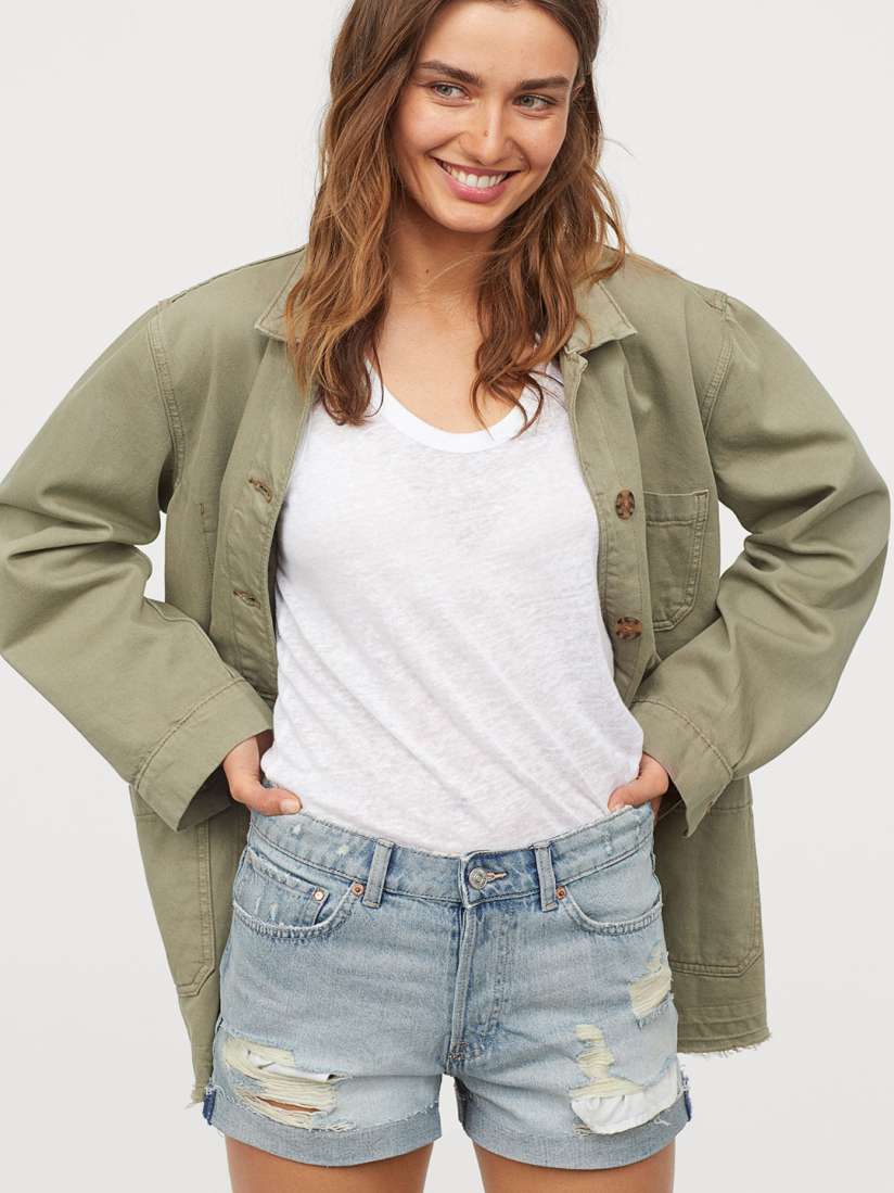 Boyfriend shorts h&m cheap