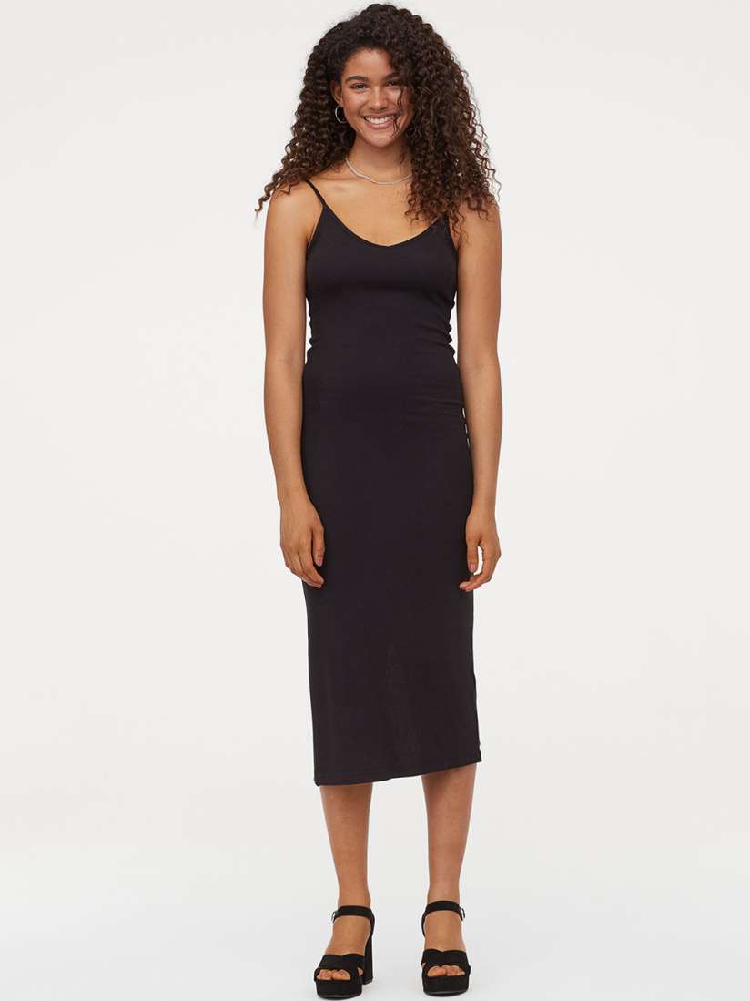 H&m ribbed jersey dress store