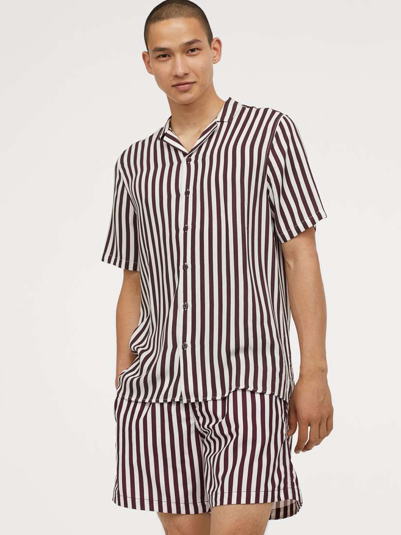 Red and white striped top h&m sales