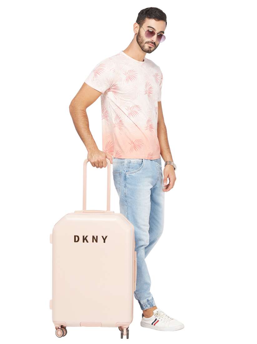 Buy DKNY ALLORE Textured Allore Hard Sided Large Trolley Suitcase Trolley Bag for Unisex 10391171 Myntra