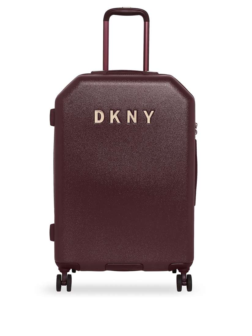 Buy DKNY ALLORE Textured Allore Hard Sided Large Trolley Suitcase Trolley Bag for Unisex 10391193 Myntra