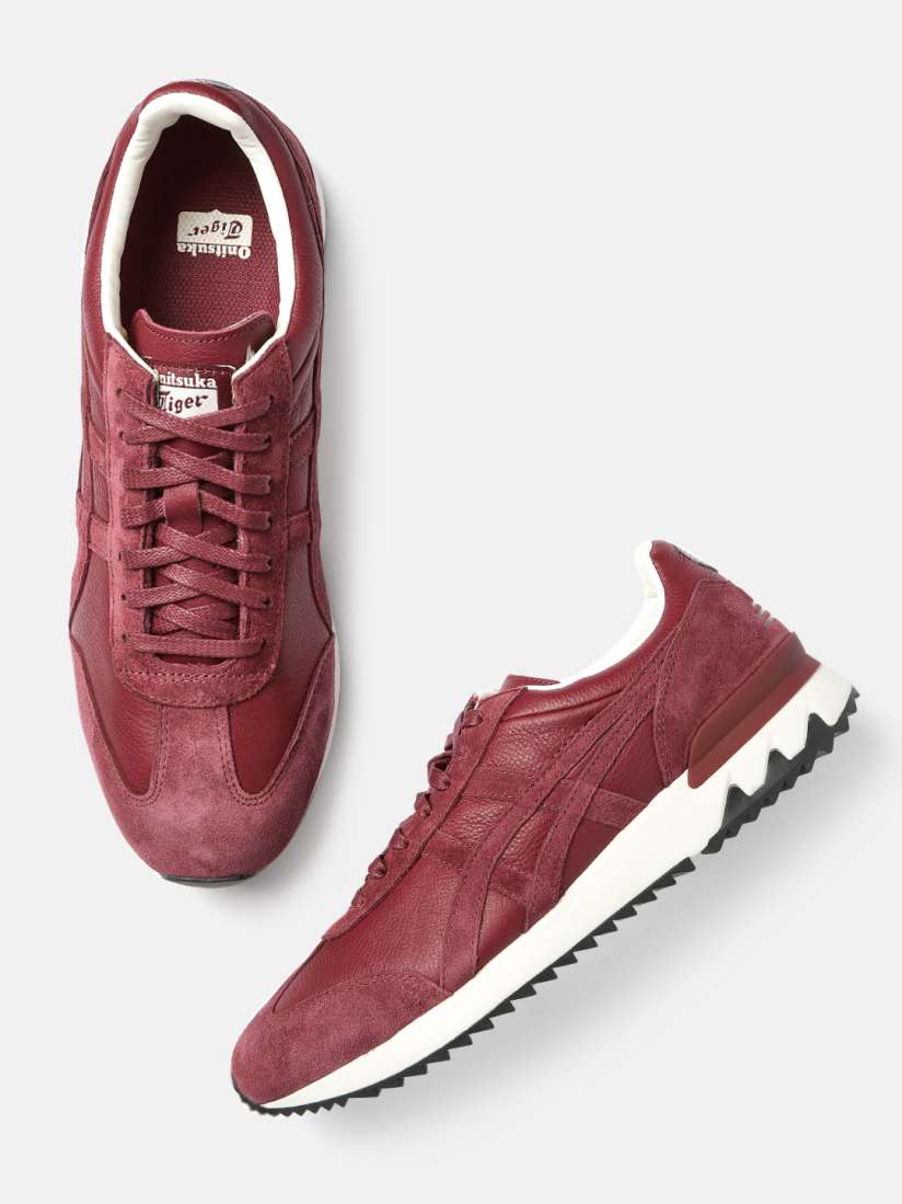 Buy Onitsuka Tiger Unisex Magenta Leather Sneakers California 78 EX Casual Shoes for Unisex 10393393 Myntra
