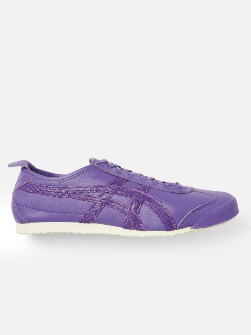 Buy Onitsuka Tiger Unisex Violet Leather Sneakers Mexico 66 Casual Shoes for Unisex 10393409 Myntra
