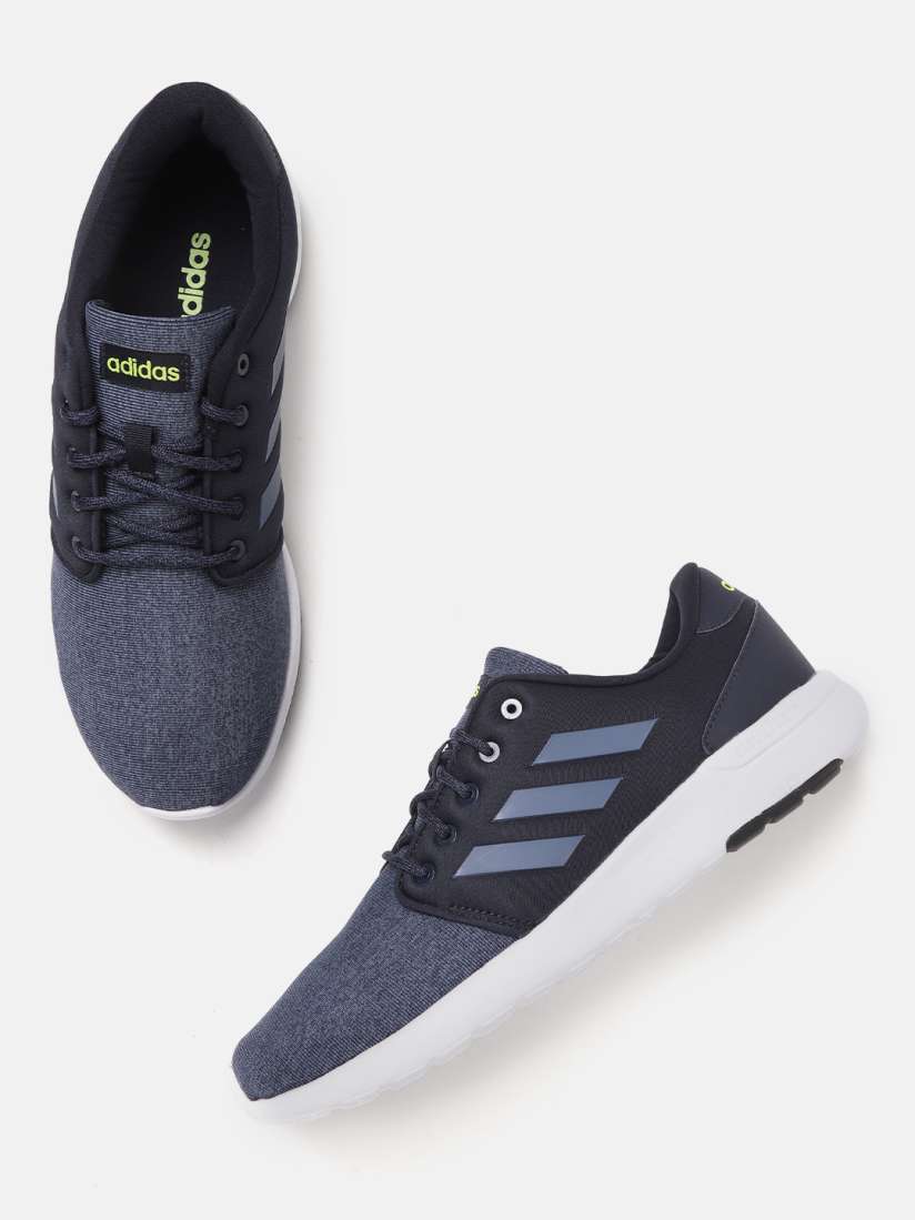 Adidas men navy blue running shoes deals