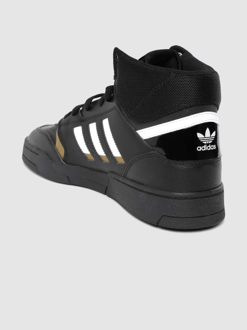 Buy ADIDAS Originals Men Black Drop Step Leather Mid Top Sneakers Casual Shoes for Men 10395069 Myntra