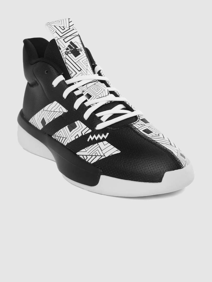 Buy ADIDAS Men Black White Printed Pro Next 2019 Basketball Shoes Sports Shoes for Men 10395139 Myntra
