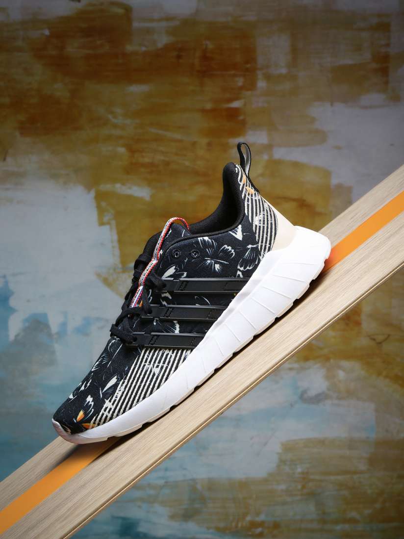 Buy ADIDAS Women Black Off White Questar Flow Printed Running Shoes Sports Shoes for Women 10395171 Myntra