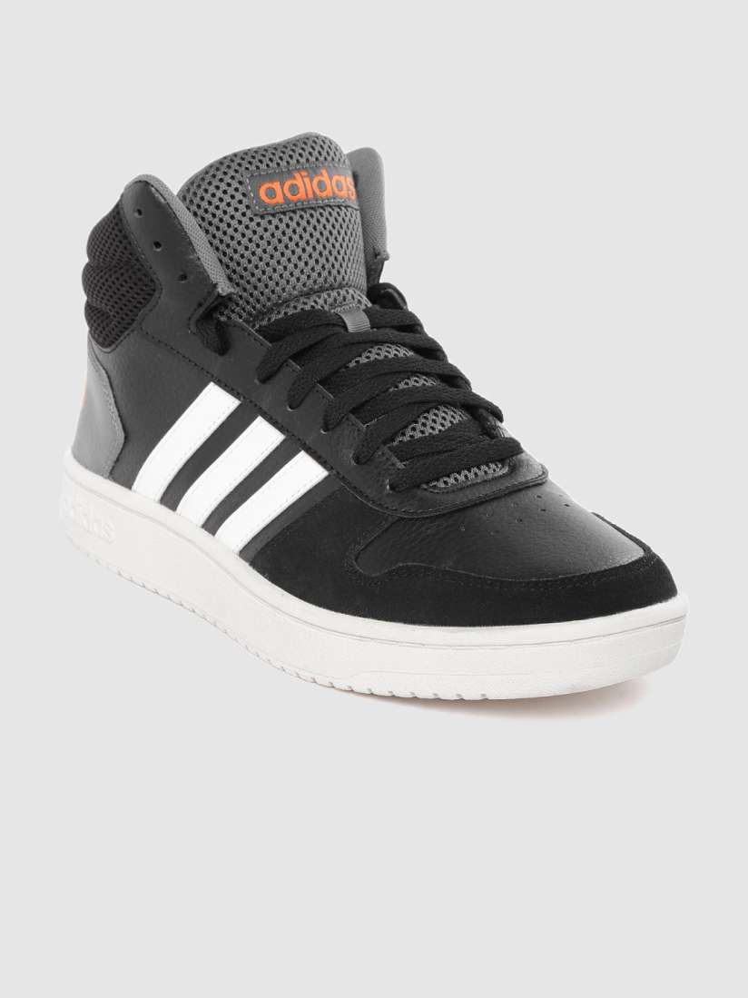 Buy ADIDAS Men Black Hoops 2.0 Mid Top Basketball Shoes Sports Shoes for Men 10395251 Myntra