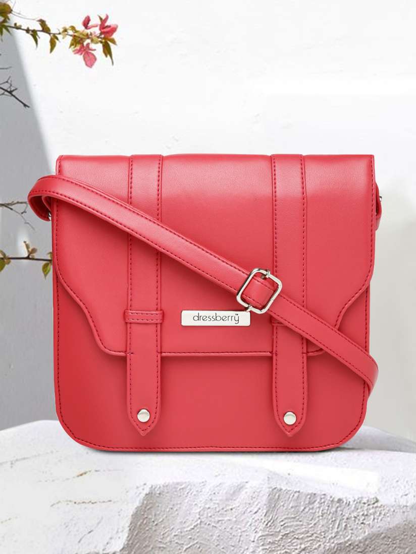 Buy DressBerry Pink Sling Bag Handbags for Women 1039908 Myntra