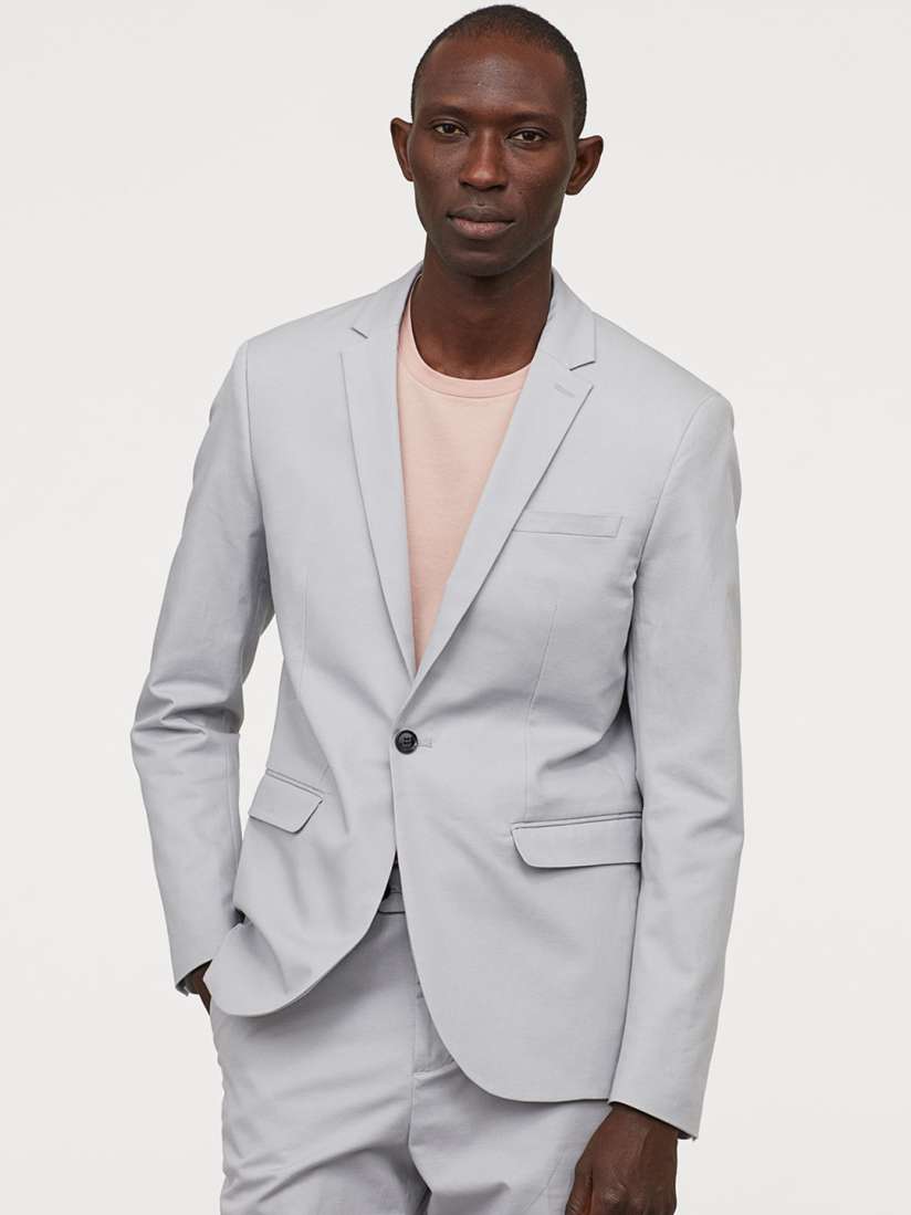 White mens blazer h&m cheap