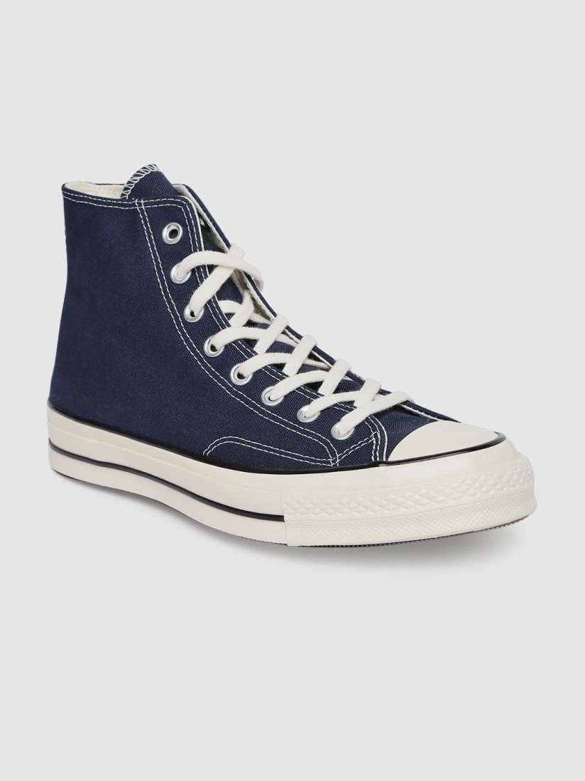 Buy Converse Unisex Navy Blue Solid Mid Top Sneakers Casual Shoes for Unisex 10408133 Myntra