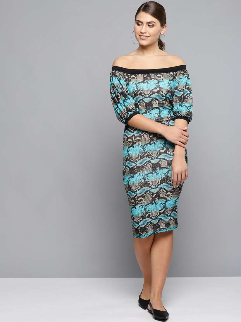 Bardot snakeskin dress cheap
