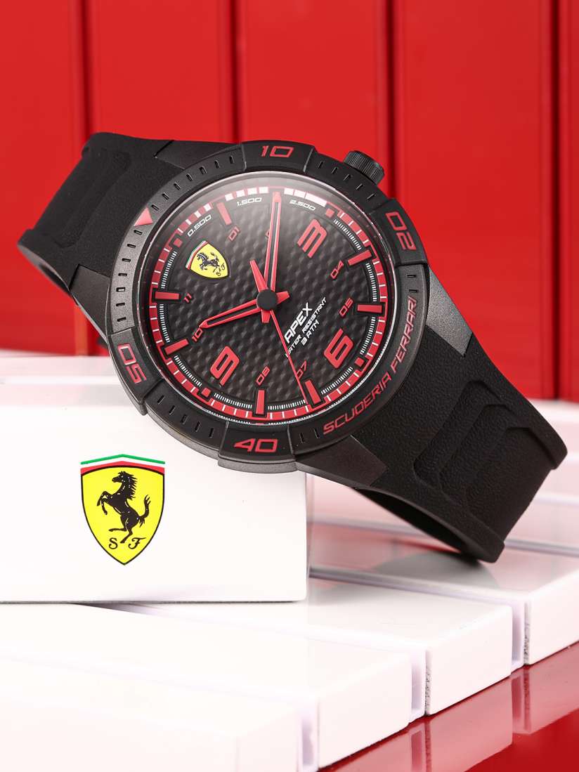 Buy SCUDERIA FERRARI Apex Men Black Analogue Watch 0830662 Watches for Men 10418298 Myntra