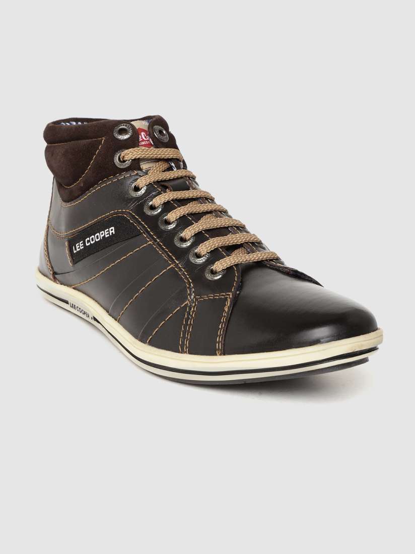 Lee cooper men's leather sneakers sale