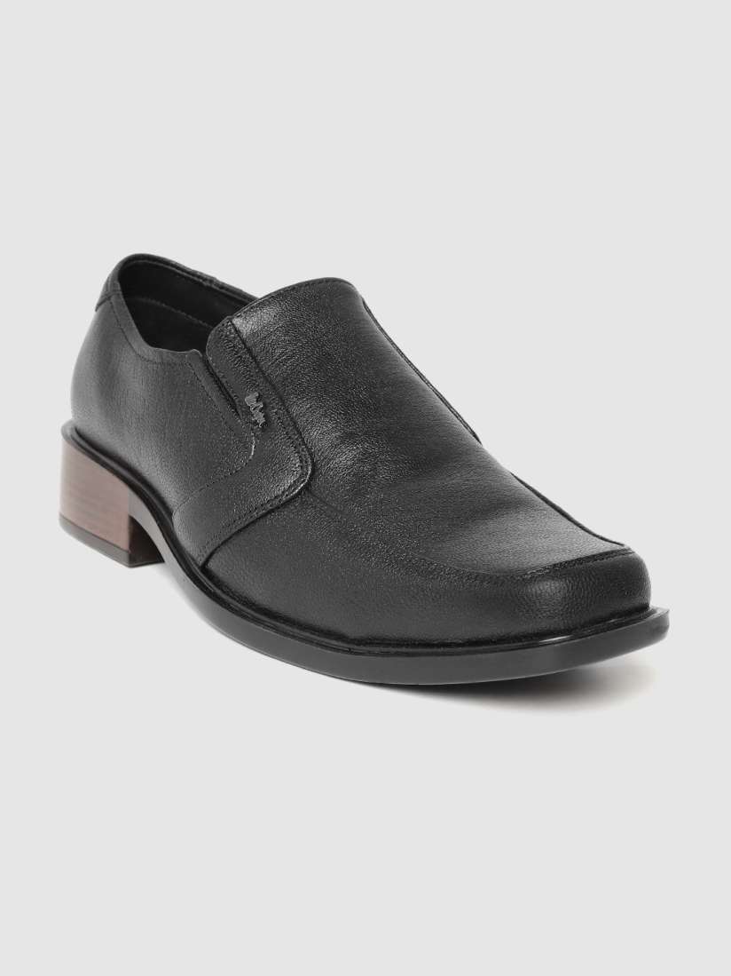 Buy Lee Cooper Men Black Solid Leather Formal Slip Ons Formal Shoes for Men 10421652 Myntra