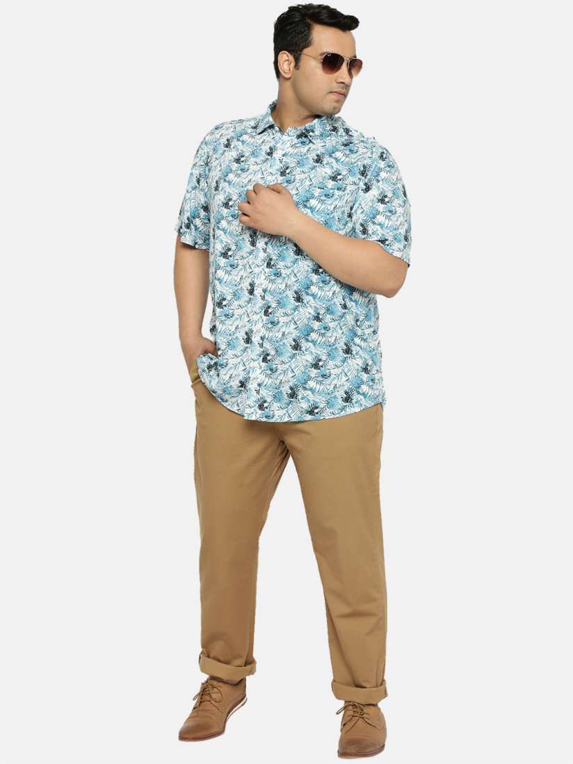 Plus size khaki trousers online