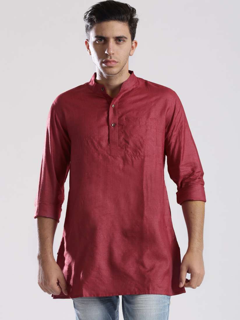 Buy Fabindia Pink Short Kurta Kurtas for Men Myntra