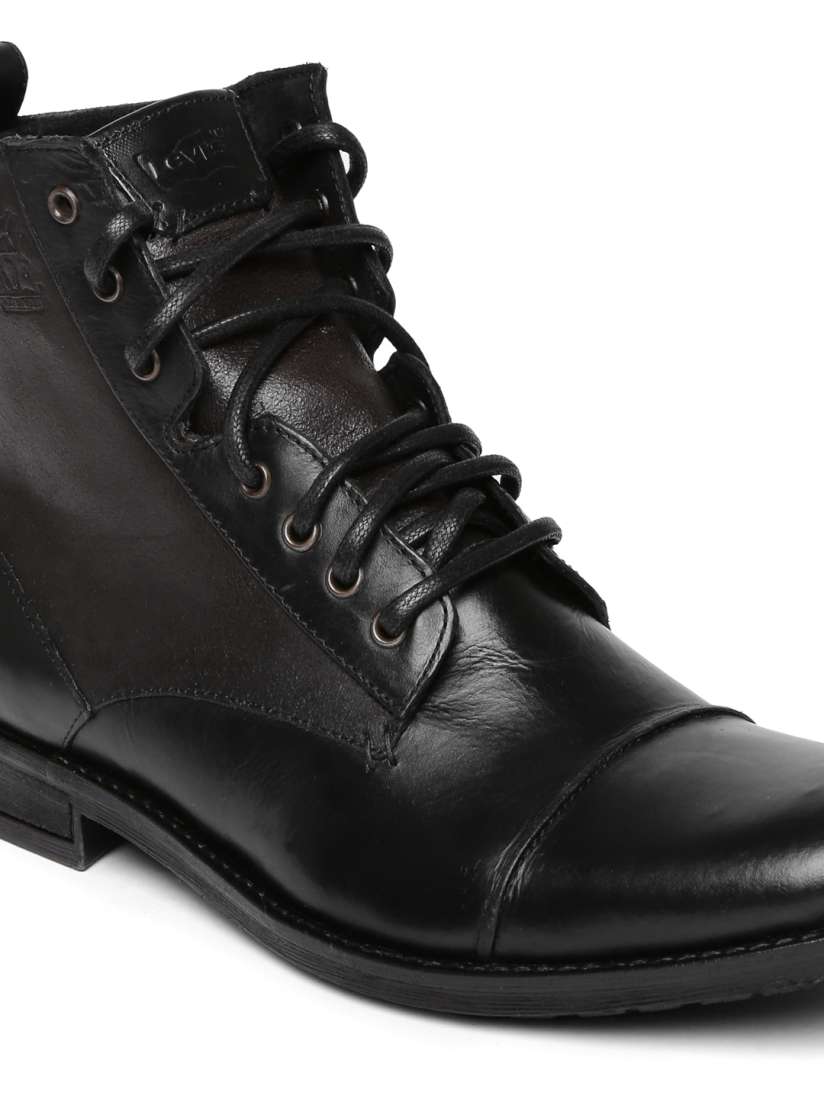 Levis mens leather boots new arrivals