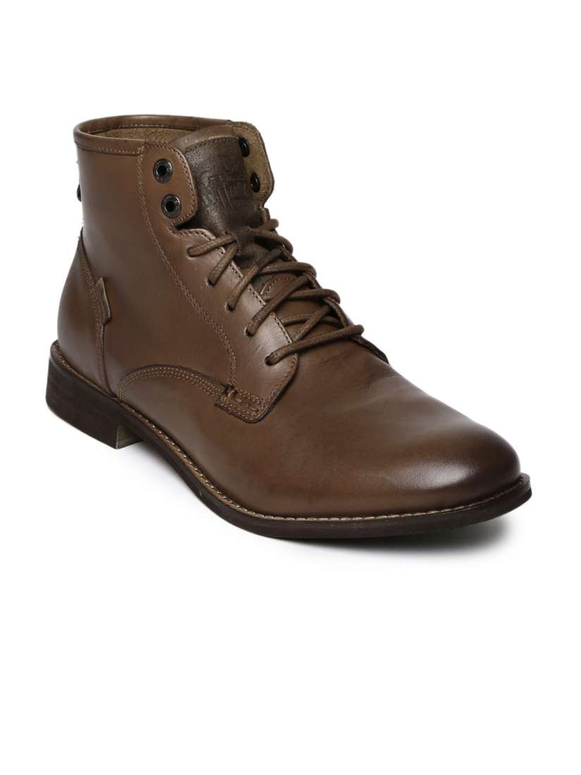 Levis boots brown shop