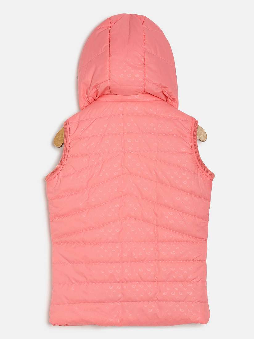Pink Sleeveless Jacket For Girl AH Women Half Jacket Sport Pink