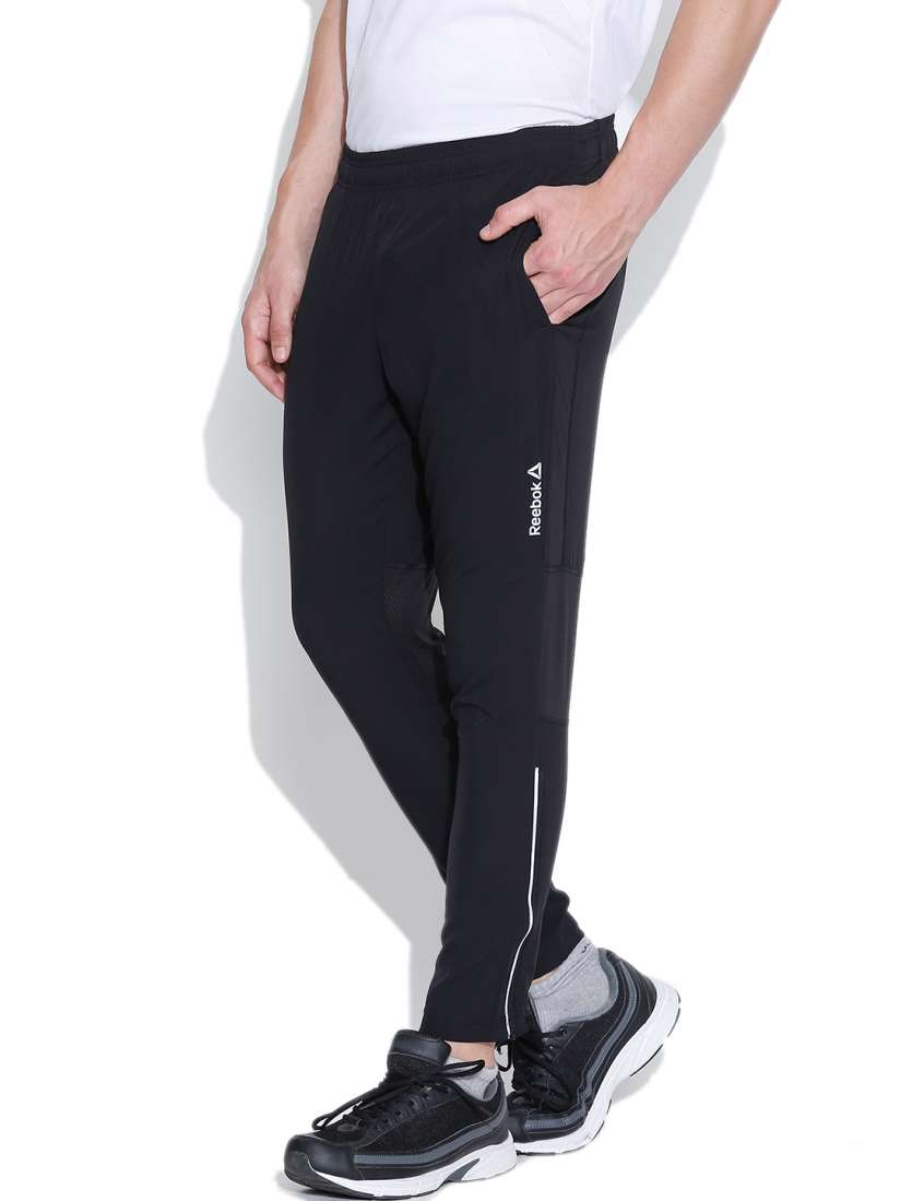 Buy Reebok Black OSR Slim Running Track Pants Track Pants for Men 1044553 Myntra