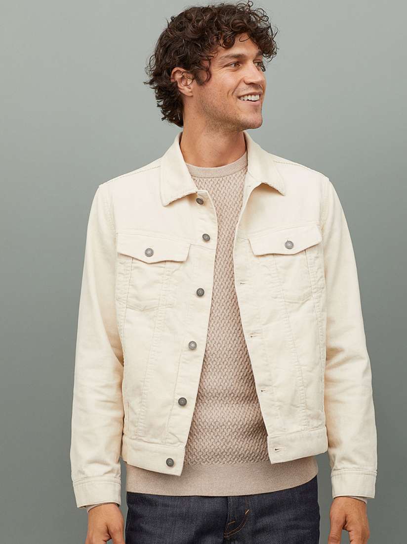 Corduroy jacket white online