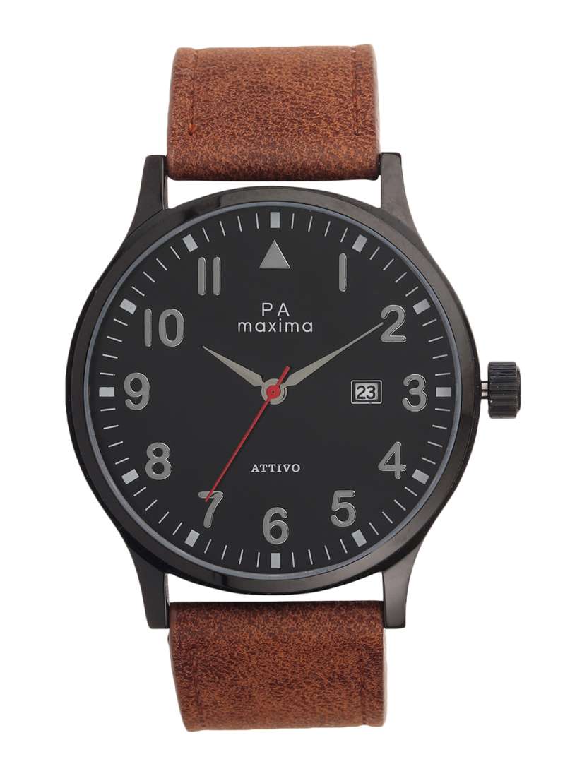 Buy maxima Men Black Analogue Watch O 57160LMGB Watches for Men 10479022 Myntra