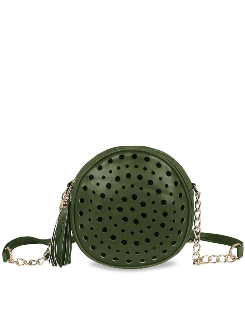 Buy KLEIO Cut Out Detail Round Cross Body Sling Bag Handbags for Women 10482832 Myntra