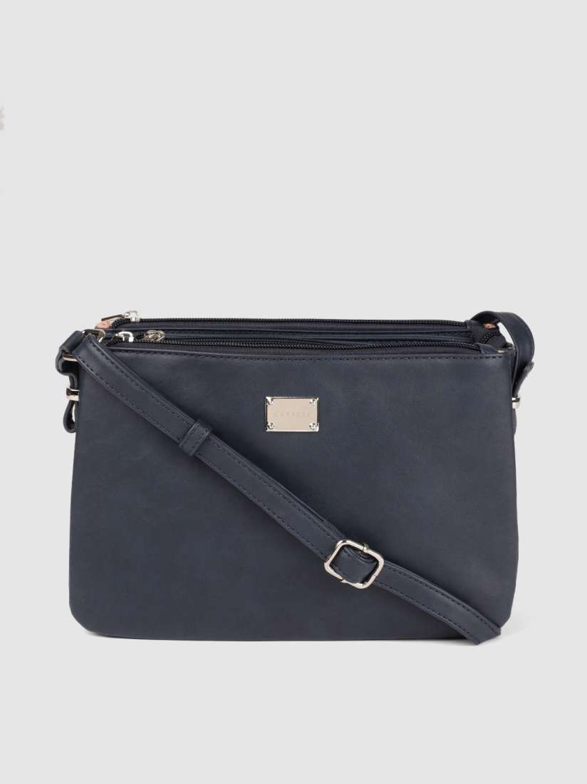 Caprese blue solid shoulder bag deals