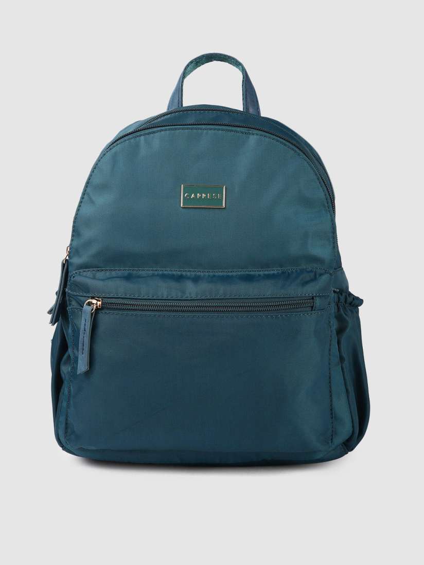 Buy Caprese Women Teal Blue Solid Backpack Backpacks for Women 10486182 Myntra