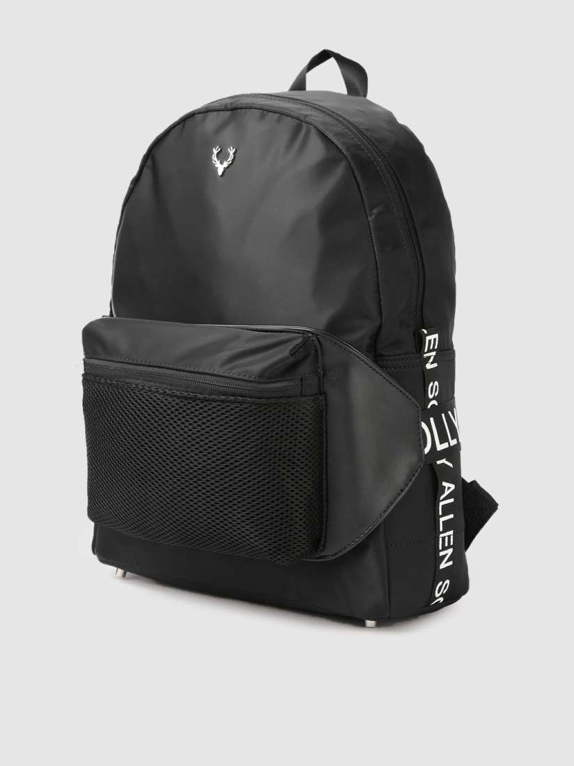 Buy Allen Solly Women Black Solid Backpack Backpacks for Women 10486534 Myntra