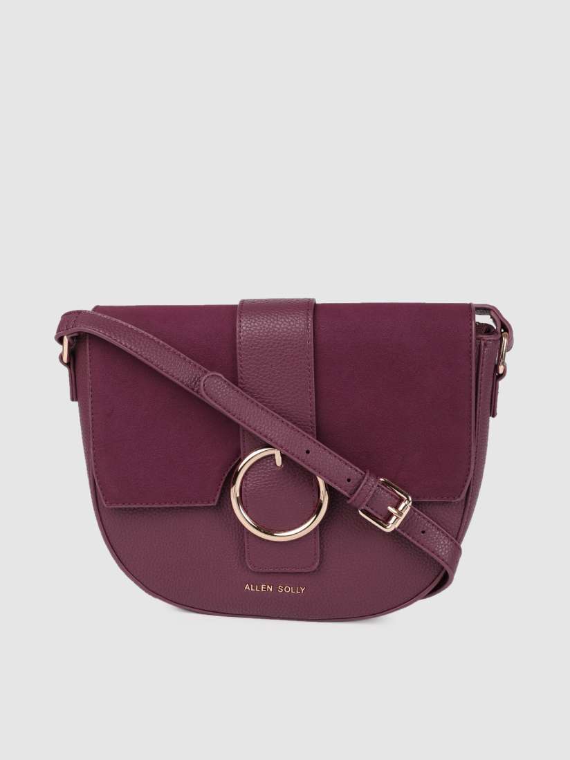 Allen solly burgundy bag shop