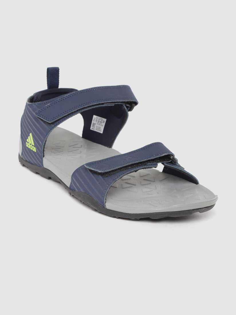 Buy ADIDAS Men Navy Blue Striped Hoist 2019 Sports Sandals Sandals for Men 10490982 Myntra