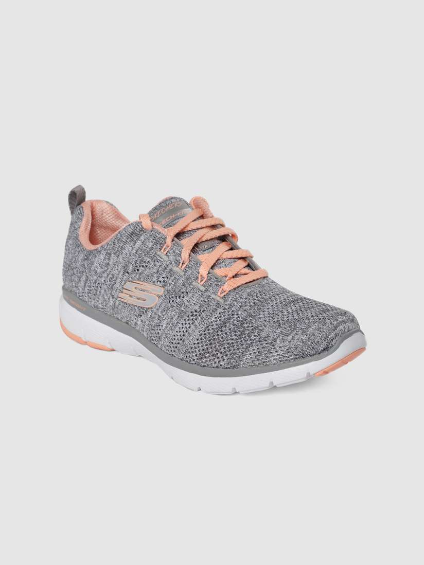 Buy Skechers Women Grey FLEX APPEAL 3.0 HIGH TIDES Sneakers Casual Shoes for Women 10491312 Myntra