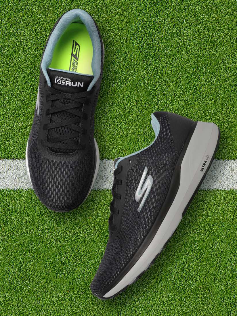 Buy Skechers Men Black GO RUN PURE Running Shoes Sports Shoes for Men 10491424 Myntra