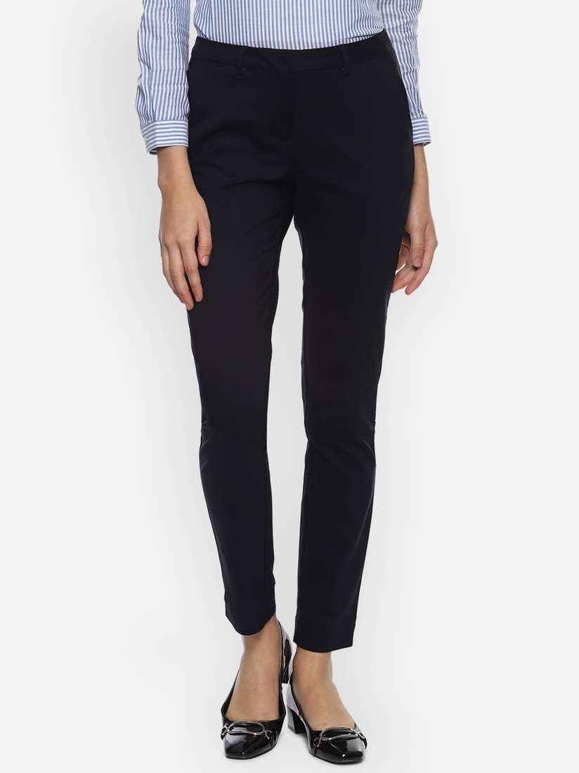 Allen Solly Ladies Navy Dress Trousers Allen Solly Woman Black